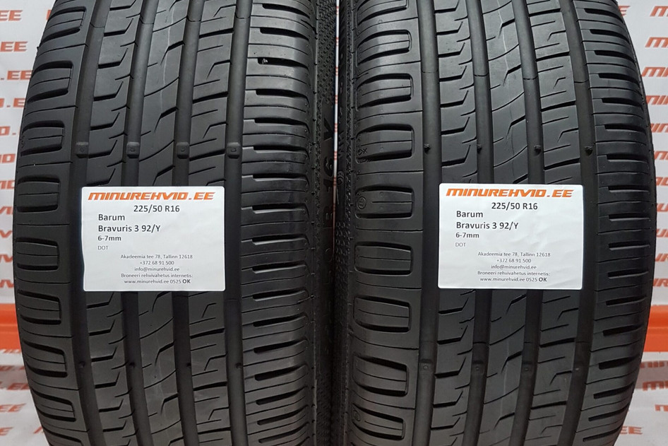 Kasutatud suverehv 225/50R16 Barum Bravuris 3 92/Y