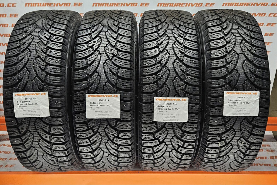 Kasutatud naastrehv 195/65R15 Bridgestone Noranza 2 Evo XL 95/T