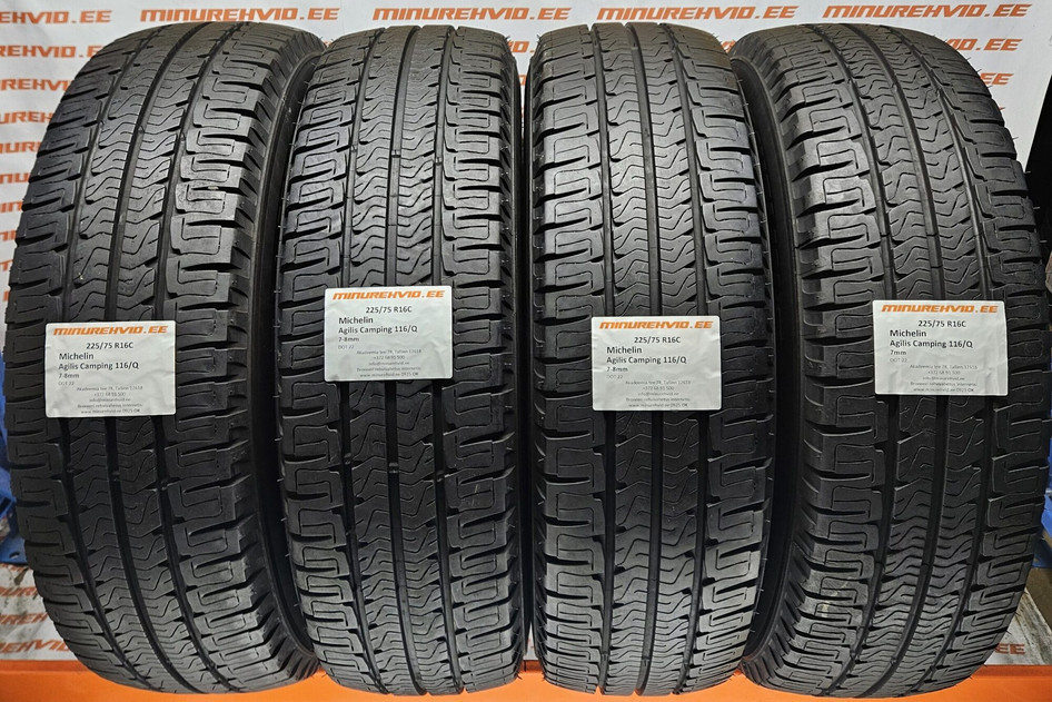 Kasutatud suverehv 225/75R16 Michelin Agilis Camping 116/Q/