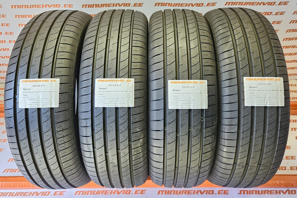 Подержанный летняя шина 195/65R15 Nexen N Fera Primus SU1 Plus XL 95/H like new 2922