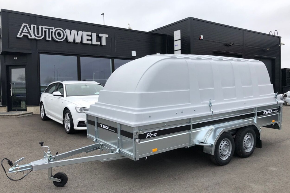 Tiki Treiler Keevis PRO 400-DLH 4.0x1.5 Kaanega kastihaagis