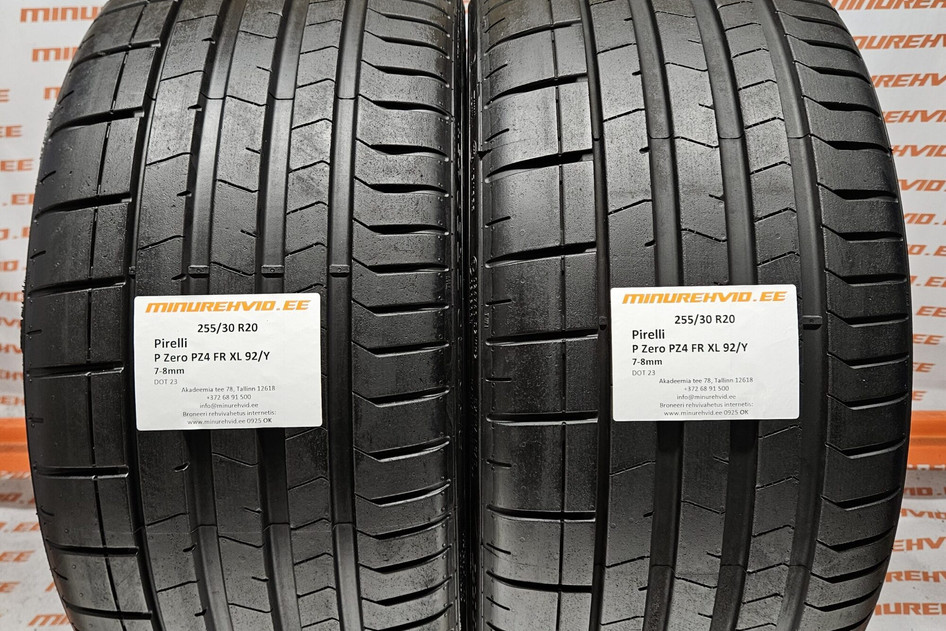 Used summer tire 255/30R20 Pirelli P Zero PZ4 FR XL 92/Y