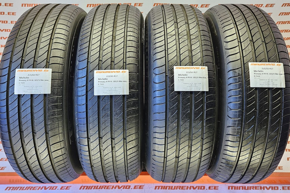 Kasutatud suverehv 215/65R17 Michelin Primacy 4 FR XL 103/V like new