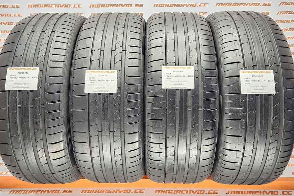 Used summer tire 235/45R20 Pirelli P Zero PZ4 MO Elect FR XL 100/T