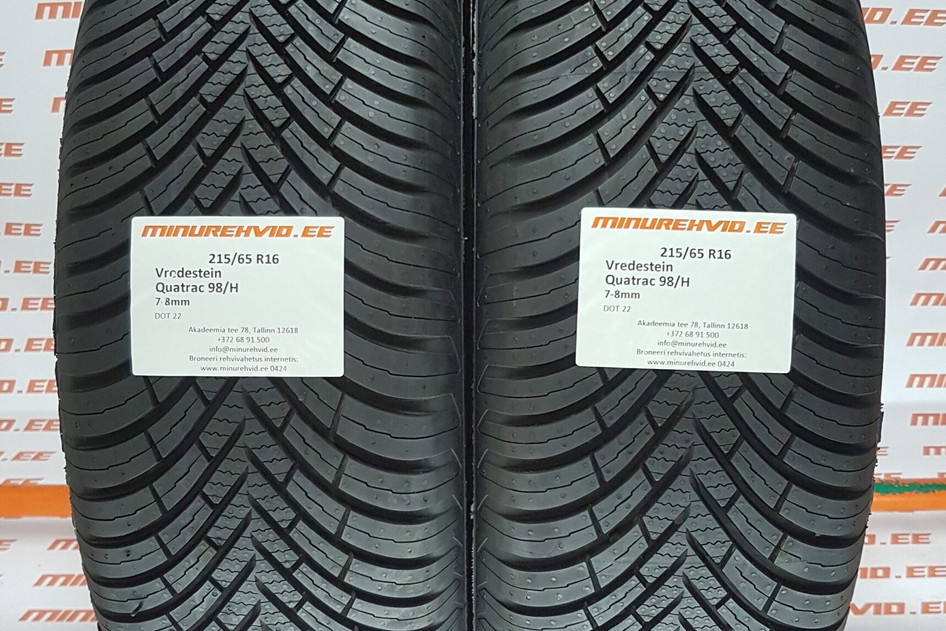 Used summer tire 215/65R16 Vredestein Quatrac 98/H