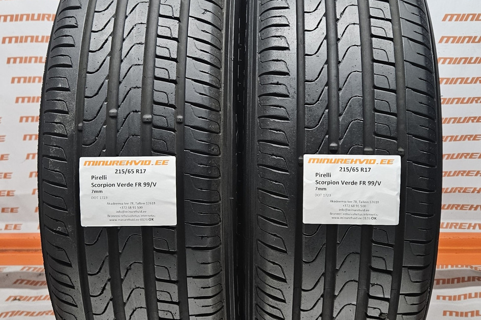 Подержанный летняя шина 215/65R17 Pirelli Scorpion Verde FR 99/V