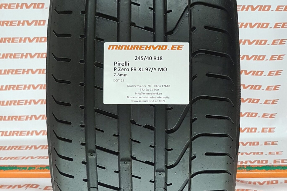 Kasutatud suverehv 245/40R18 Pirelli P Zero FR XL 97/Y MO