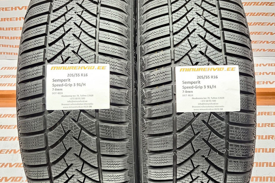 Kasutatud lamellrehv 205/55R16 Semperit Speed-Grip 3 91/H