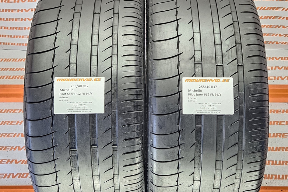 Kasutatud suverehv 255/40R17 Michelin Pilot Sport PS2 FR 94/Y