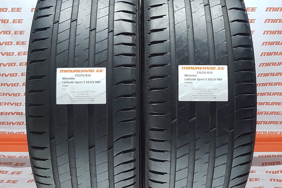 Used summer tire 235/55R19 Michelin Latitude Sport 3 101/V MO