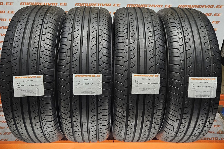 Used summer tire 205/60R16 Giti GitiComfort 228 92/V like new