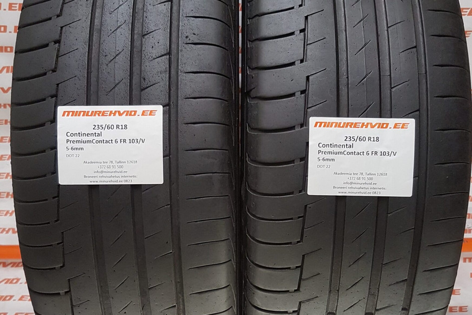 Kasutatud suverehv 235/60R18 Continental PremiumContact 6 FR 103/V
