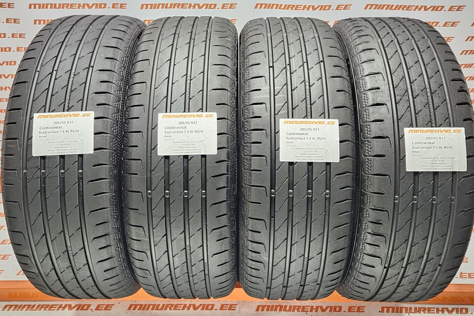 Used summer tire 205/55R17 Continental EcoContact 7 S XL 95/H