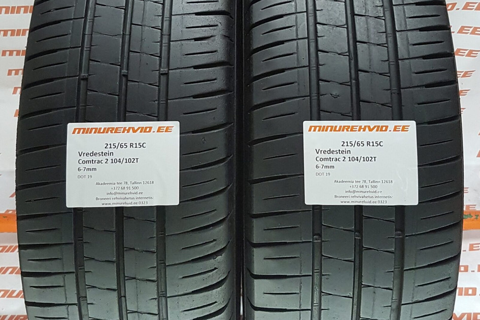 Used summer tire 215/65R15 Vredestein Comtrac 2 104/102T
