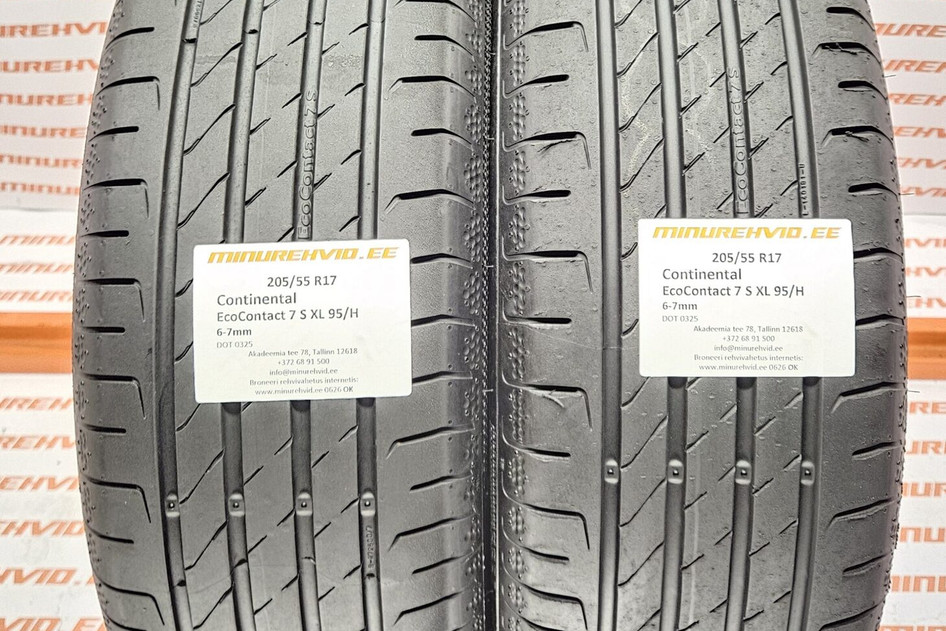 Used summer tire 205/55R17 Continental EcoContact 7 S XL 95/H 0325