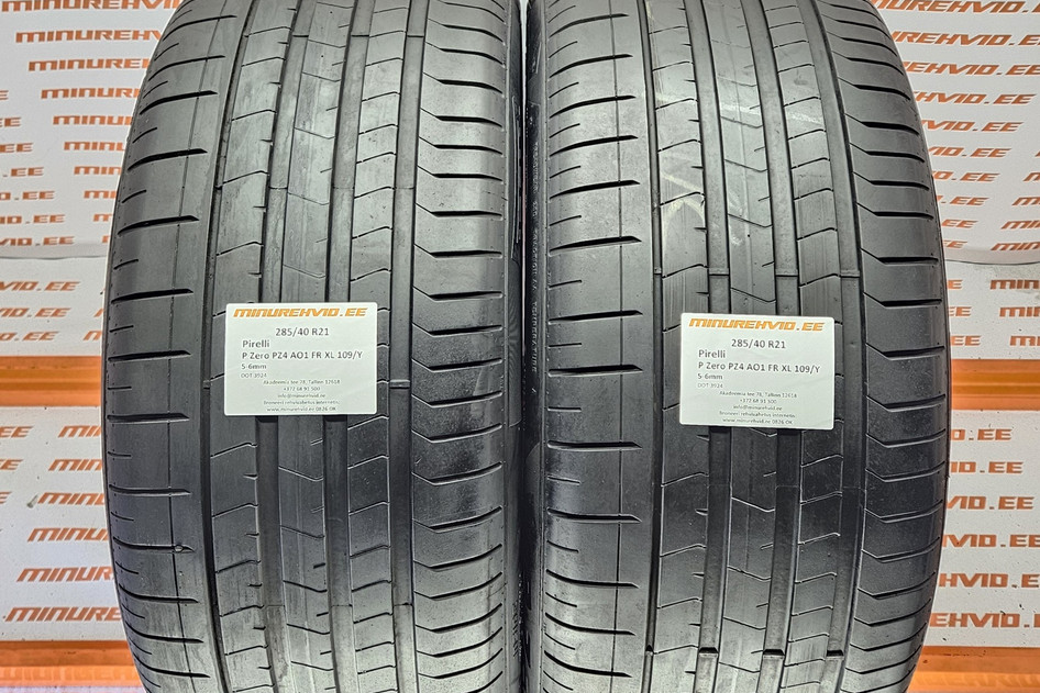 Kasutatud suverehv 285/40R21 Pirelli P Zero PZ4 AO1 FR XL 109/Y