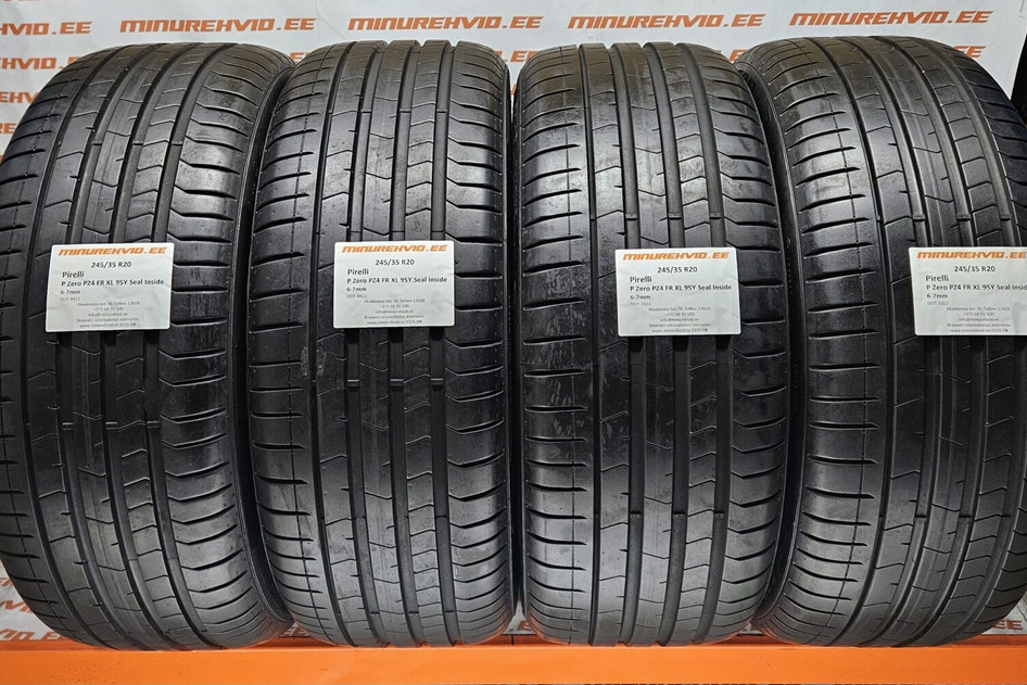 Kasutatud suverehv 245/35R20 Pirelli P Zero PZ4 FR XL 95Y Seal Inside 4922+3322