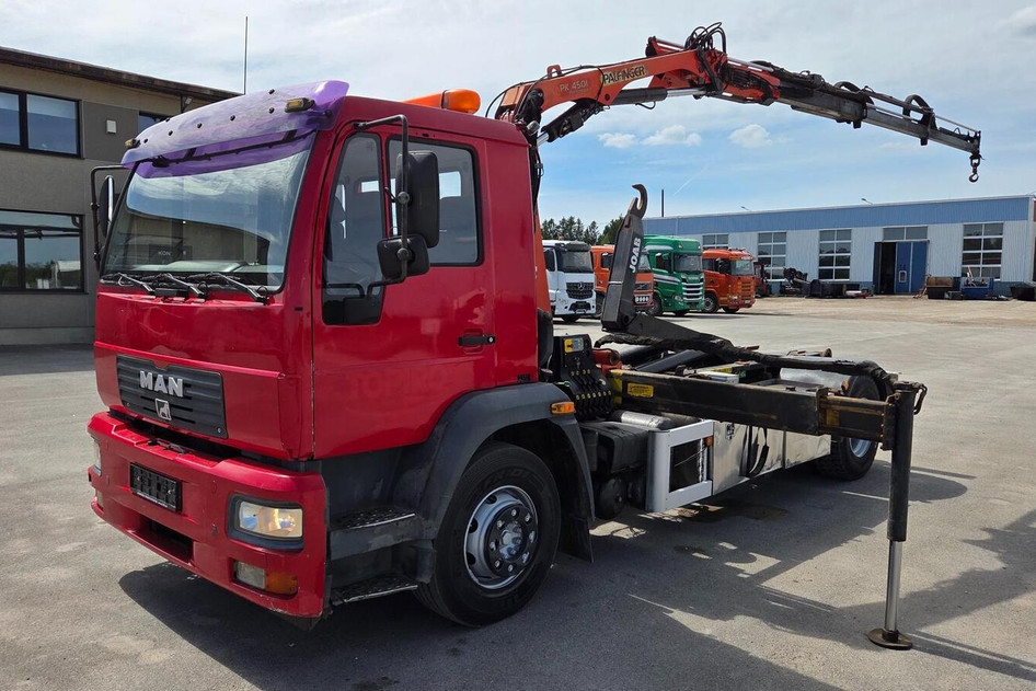 MAN LE 15.280 4X2 Palfinger PK4501 container, 2005, 206 kW, diesel, manual