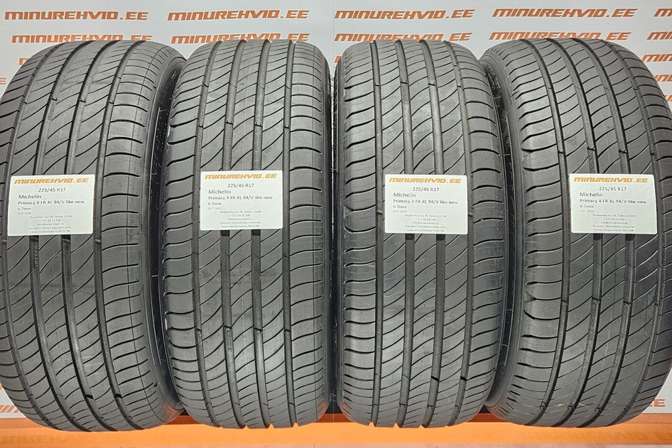 Used summer tire 225/45R17 Michelin Primacy 4 FR XL 94/V like new
