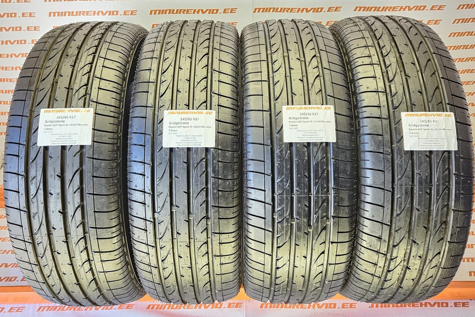 Подержанный летняя шина 245/65R17 Bridgestone Dueler H/P Sport XL 111/H like new