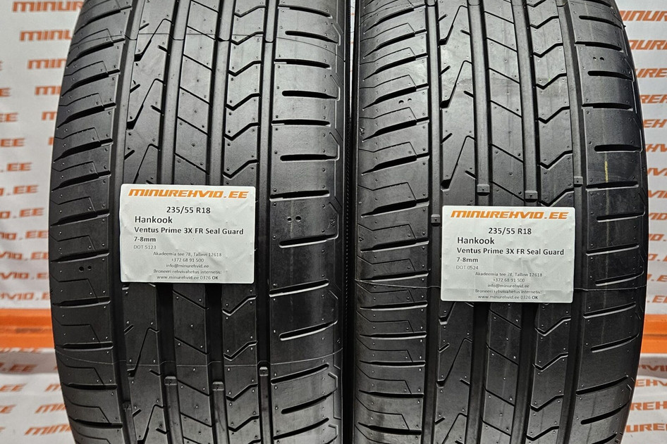 Lietots summer tire 235/55R18 Hankook Ventus Prime 3X FR Seal Guard 0524 + 5123