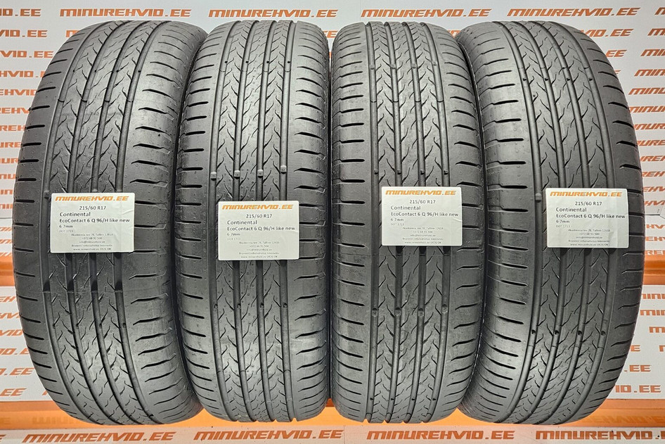Kasutatud suverehv 215/60R17 Continental EcoContact 6 Q 96/H like new 1723