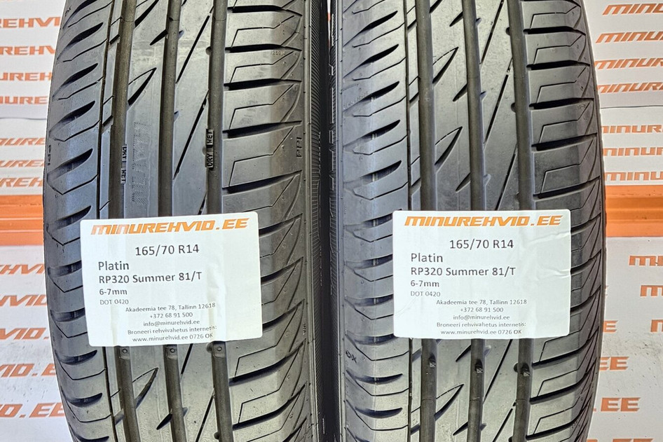 Used summer tire 165/70R14 RP320 Summer 81/T