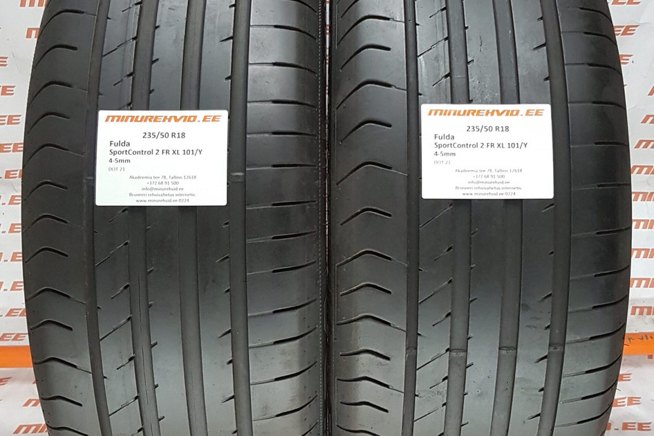 Kasutatud suverehv 235/50R18 Fulda SportControl 2 FR XL 101/Y