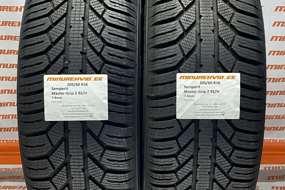 Used studless winter tire 205/60R16 Semperit Master-Grip 2 92/H