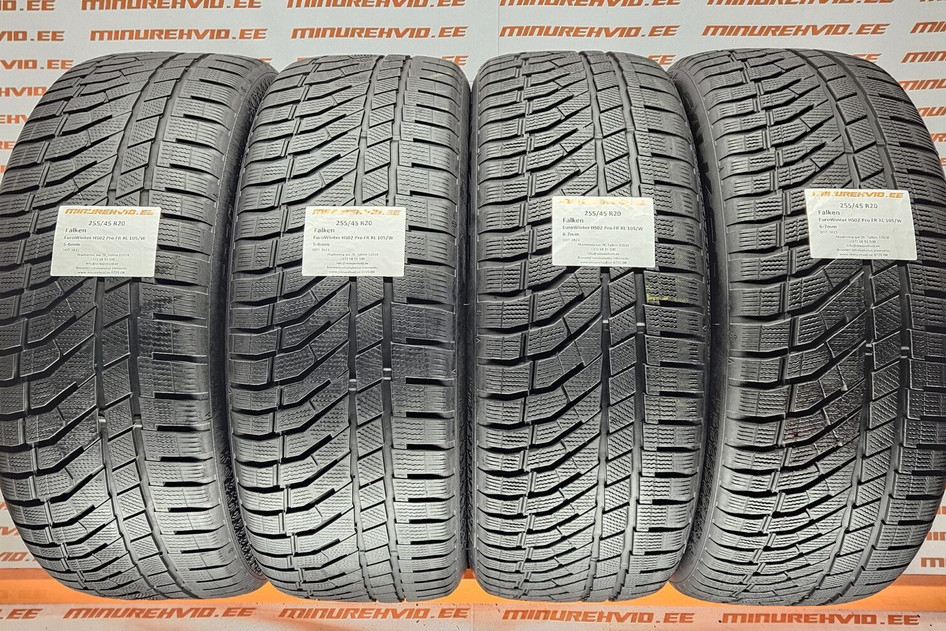 Used studless winter tire 255/45R20 Falken EuroWinter HS02 Pro FR XL 105/W