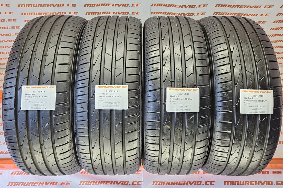 Used summer tire 215/45R18 Hankook Ventus Prime 3 FR 89/V 4824