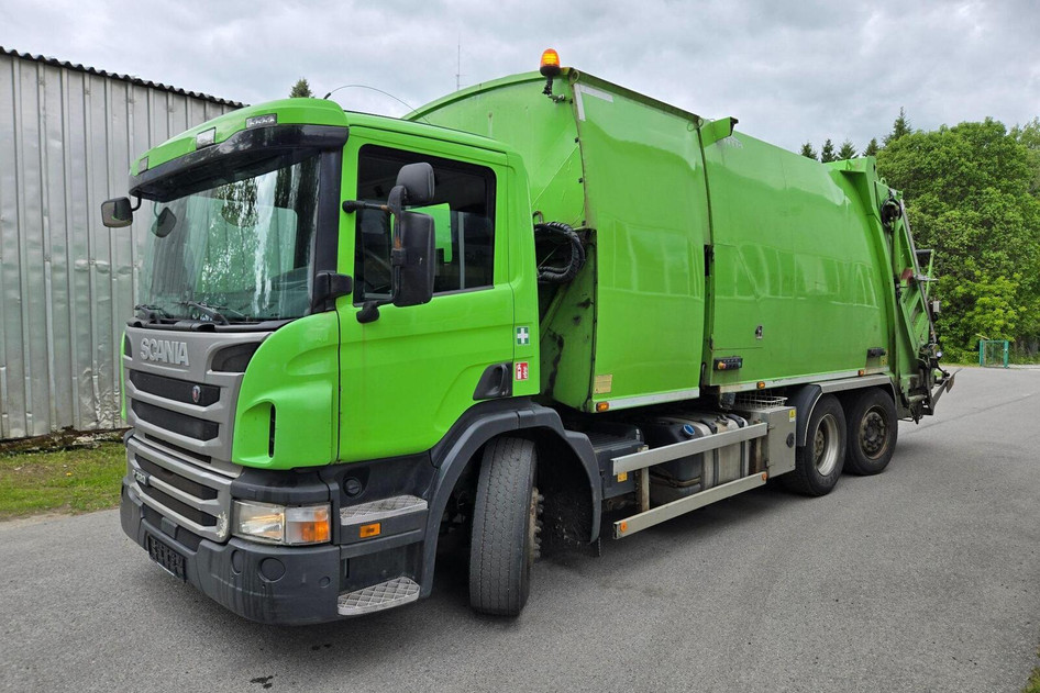 Scania P320 6X2 NTM 15m³+6m³ + VINCH, 2017, 235 kW, diisel, automaat