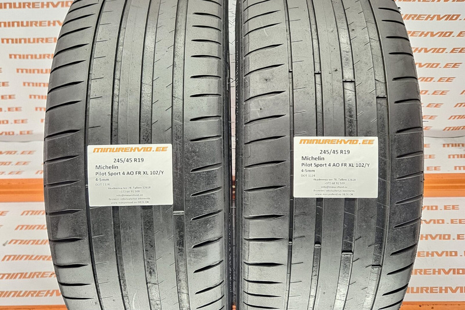 Used summer tire 245/45R19 Michelin Pilot Sport 4 AO FR XL 102/Y