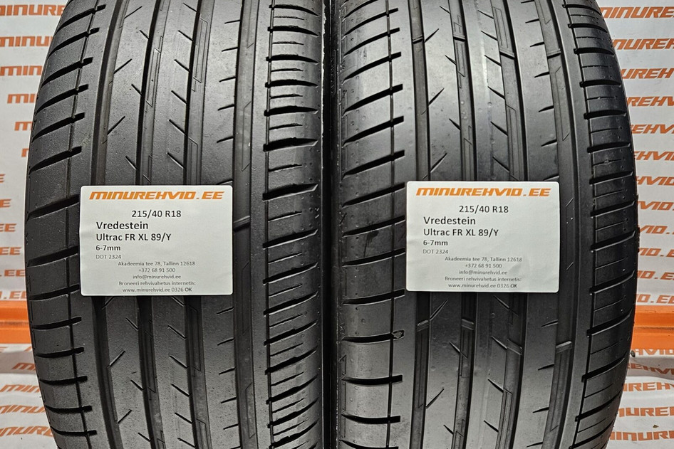 Kasutatud suverehv 215/40R18 Vredestein Ultrac FR XL 89/Y 2324