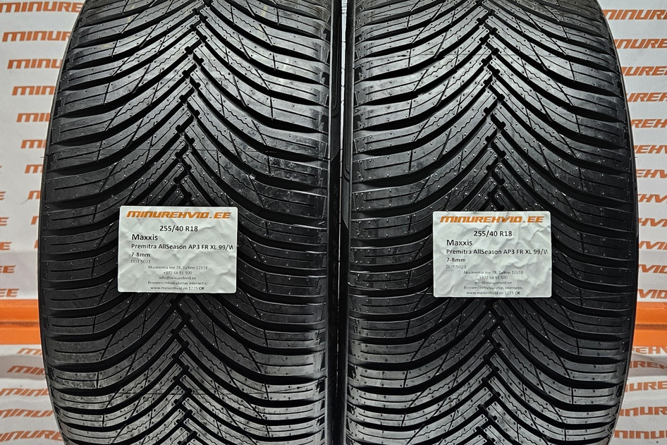 Подержанный нешипованная шина 255/40R18 Maxxis Premitra AllSeason AP3 FR XL 99/W