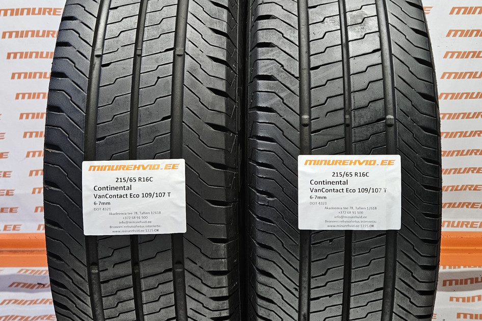 Used summer tire 215/65R16 Continental VanContact Eco 109/107 T