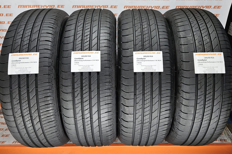 Used summer tire 205/60R16 GoodYear EfficientGrip Performance 2 XL 96/H 2125