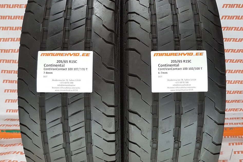Used summer tire 205/65R15 Continental ContiVanContact 100 102/100 T