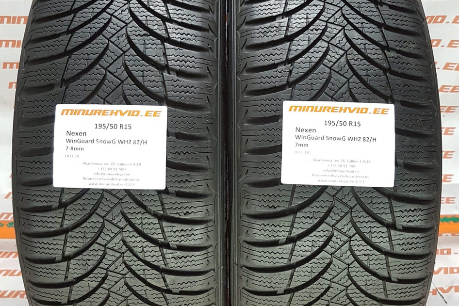 Used studless winter tire 195/50R15 Nexen WinGuard SnowG WH2 82/H