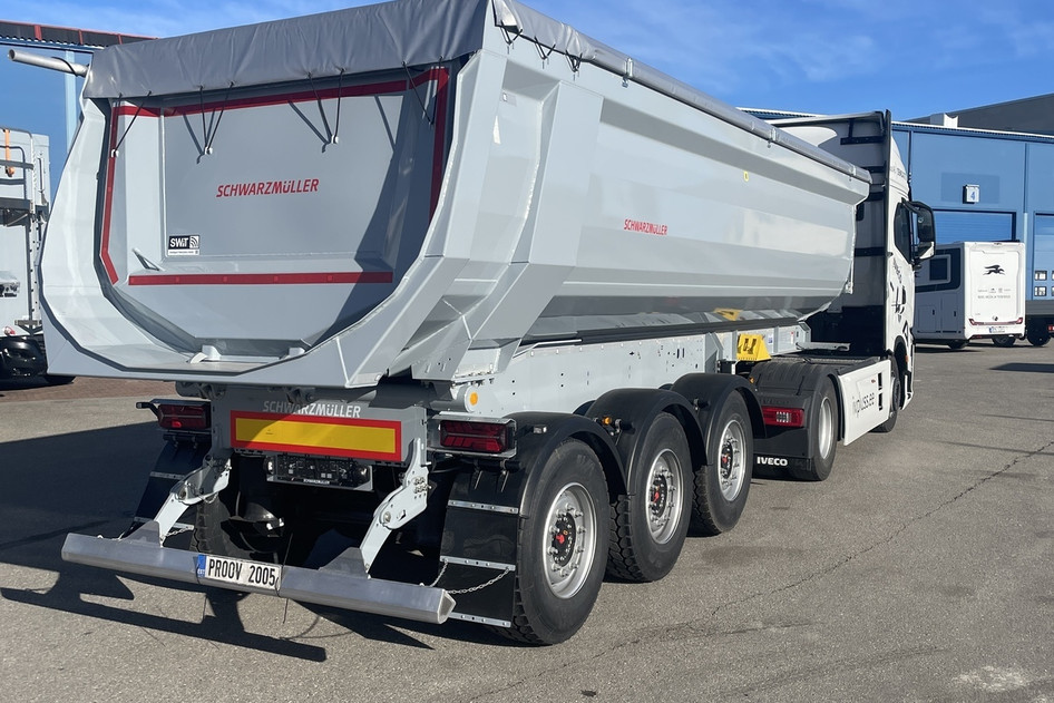 Schwarzmüller K-serie, 27m3, 6200kg, 18 t sadulatapp, 2026, petrol+cng