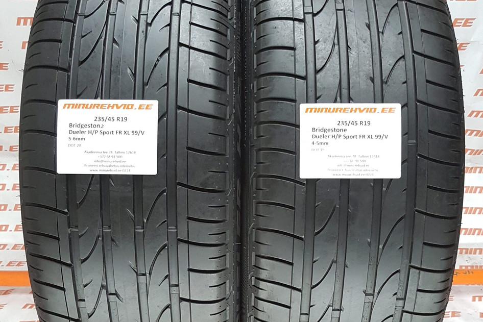 Kasutatud suverehv 235/45R19 Bridgestone Dueler H/P Sport FR XL 99/V