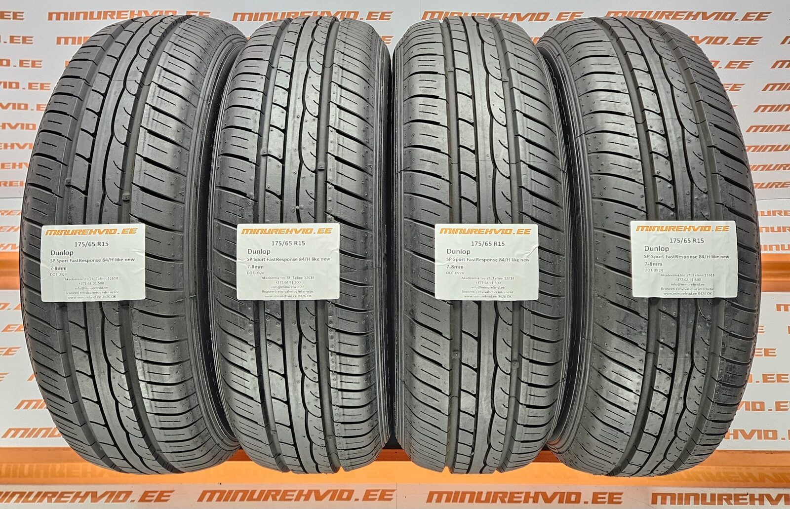Used summer tire 175/65R15 Dunlop SP Sport FastResponse 84/H like new