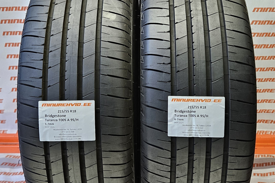 Used summer tire 215/55R18 Bridgestone Turanza T005 A 95/H