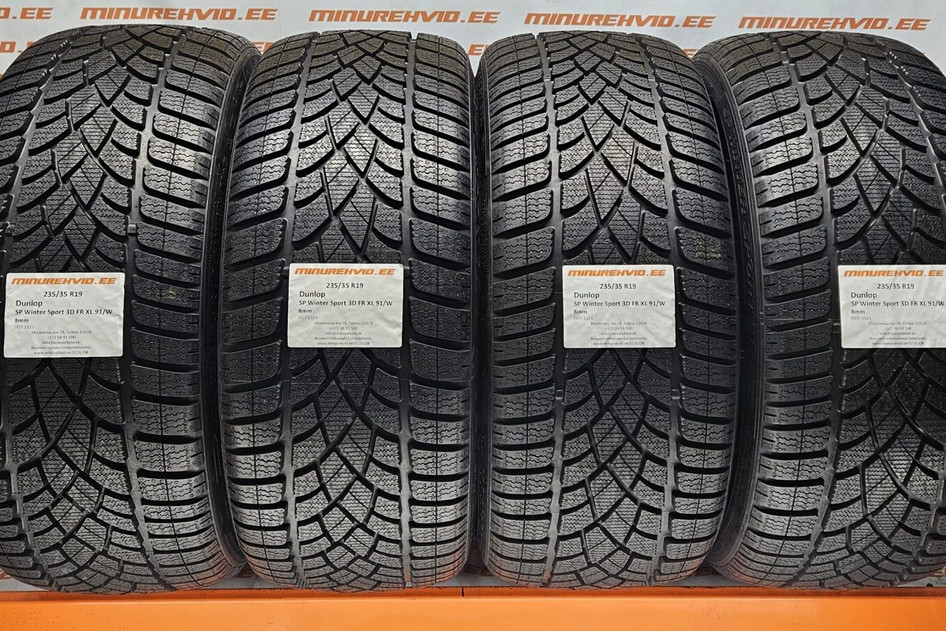 Kasutatud lamellrehv 235/35R19 Dunlop SP Winter Sport 3D FR XL 91/W