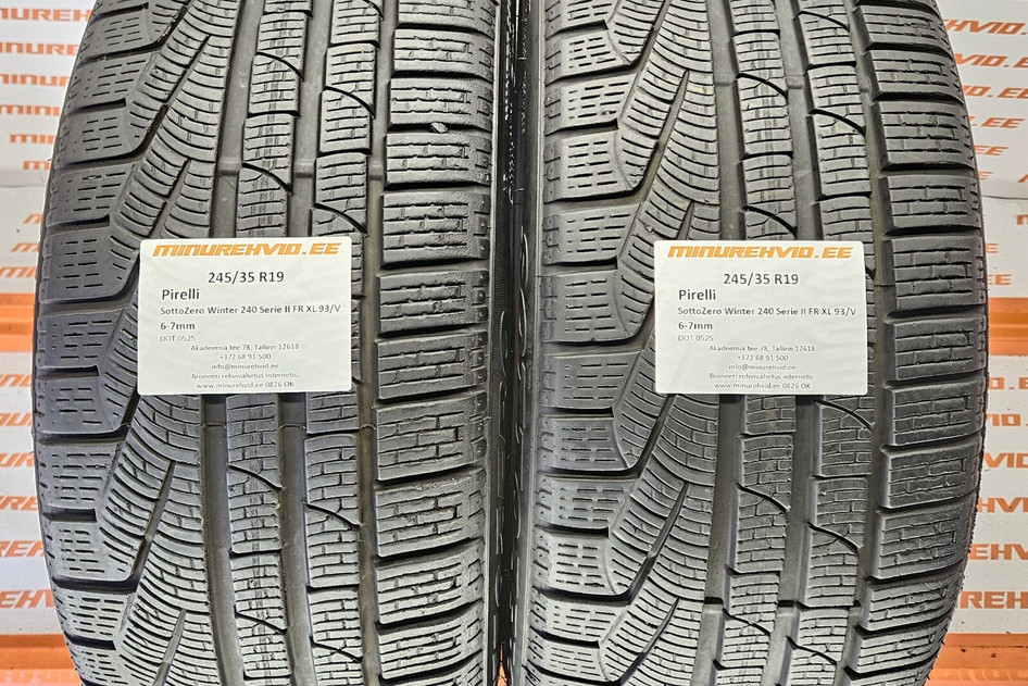 Kasutatud lamellrehv 245/35R19 Pirelli SottoZero Winter 240 Serie II FR XL 93/V