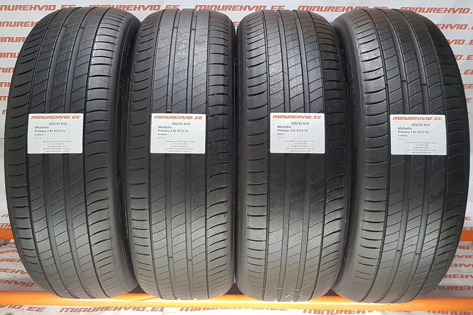 Kasutatud suverehv 205/55R19 Michelin Primacy 3 XL 97/V.