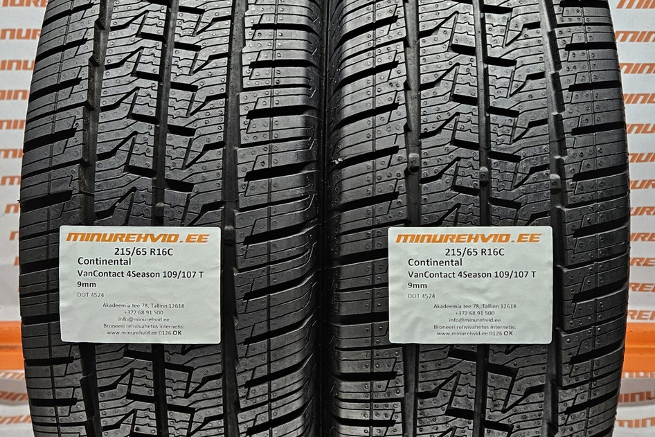 Used studless winter tire 215/65R16 Continental VanContact 4Season 109/107 T
