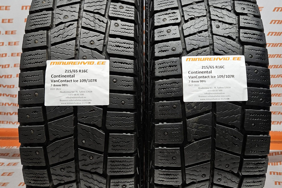 Kasutatud naastrehv 215/65R16 Continental VanContact Ice 109/107 R 2822
