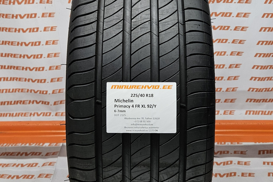 Used summer tire 225/40R18 Michelin Primacy 4 FR XL 92/Y 2125