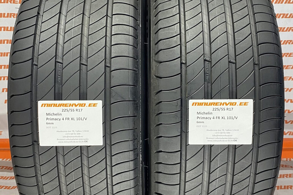 Used summer tire 225/55R17 Michelin Primacy 4 FR XL 101/V. 1123